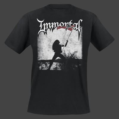 Tricou Clasici Vtg Bandă Immortală Bumbac Gros Negru Toate Mărimile Bărbați Femei Classic Shirt BT077 Unisex