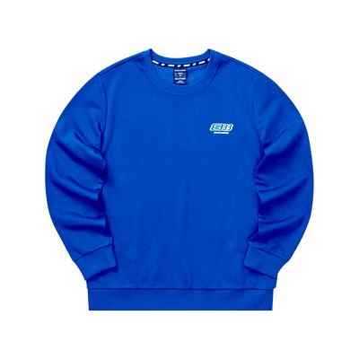 Skechers Colorful Casual Series Logo Comfortable Soft Skin-Friendly Versatile Fleece Sweatshirt Unisex Sweatshirt Princess-Blue FHL322U126-007G