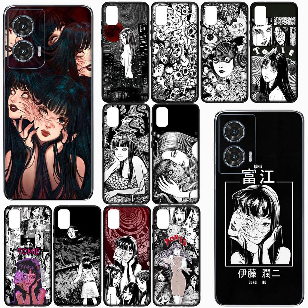 For Motorola Moto G82 G20 G22 G23 G32 G8 G7 G9 Power Plus G41 G30 G71 E22 E13 E20 E32 Case Tomie Anime Junji Ito Collection