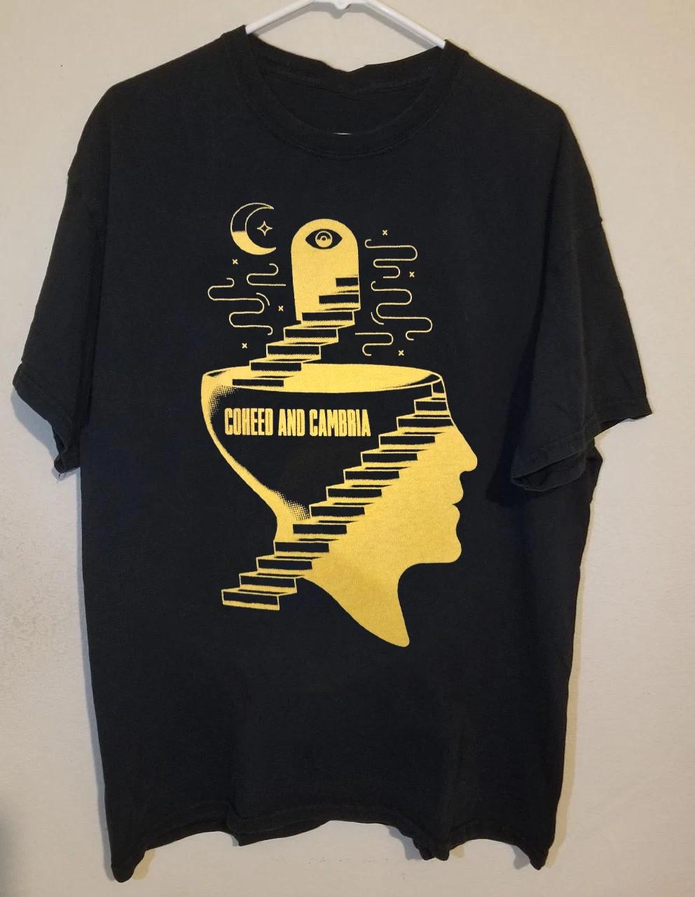 

VTG Coheed & Cambria Band Short Sleeve Black All Size Gift Fan Shirt AE389 XL