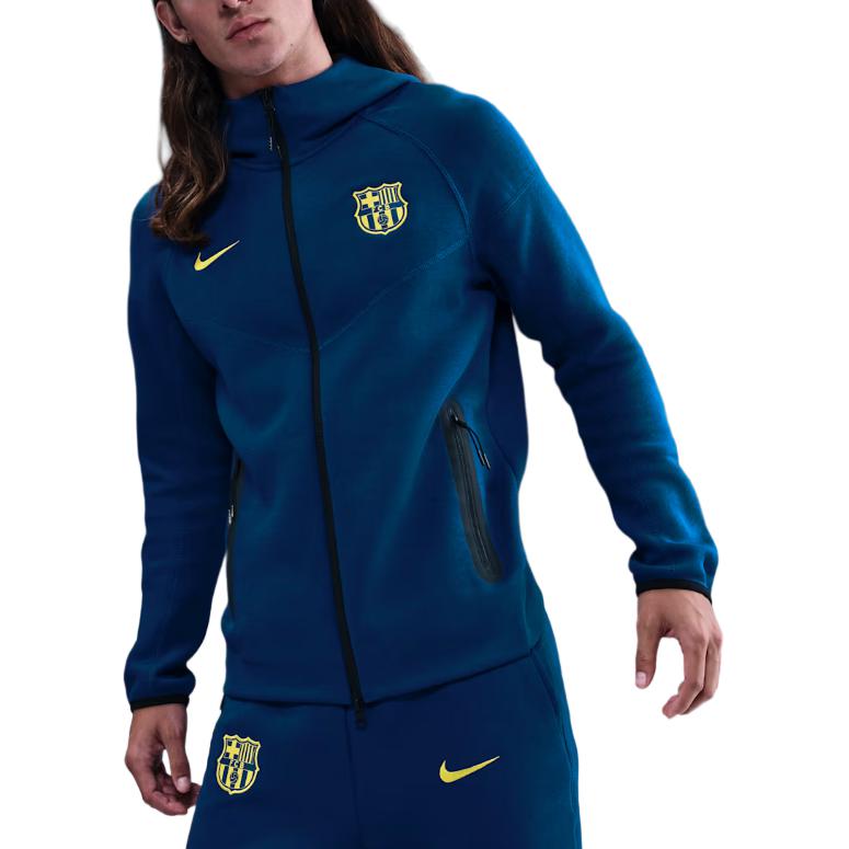 Nike Hooded Logo Long Sleeve Zip Jacket Men jackets FZ1274-432