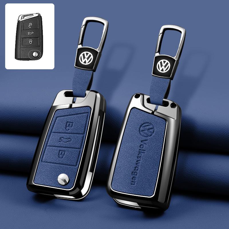 Car Key Fob Case Cover Protector Shell For Volkswagen VW Polo Golf 7 MK7 Tiguan Passat Jetta E-golf Auto Keychain Accessories zq4