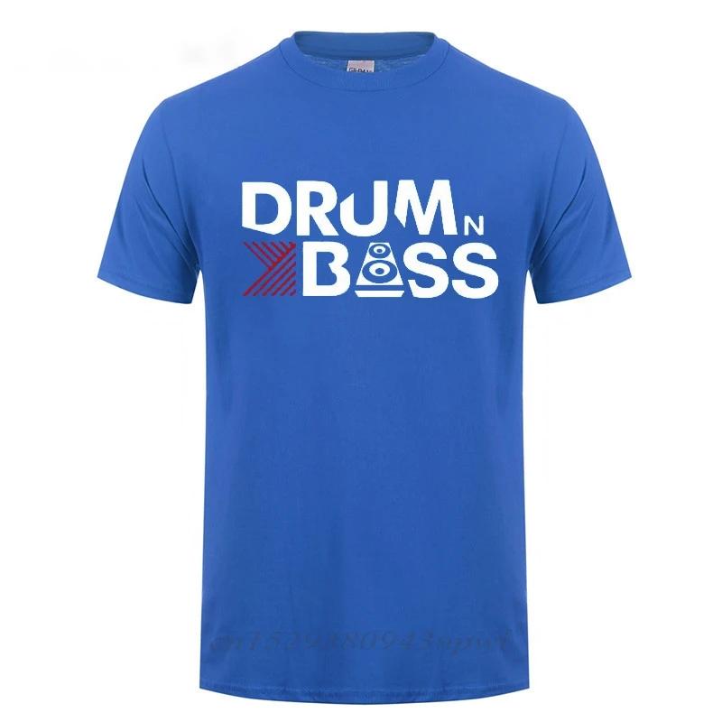 Drum N Bass T-Shirt Funny Birthday Gift For Male Short Sleeve Round Neck Cotton Streetwear Casual T Shirt Summer Tops Tee