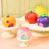 Mini House Micro Landscape Decoration Cartoon Tiny Fruit Shaped House Miniature Resin Figurine for Plant Pot Fairy Garden Accessory