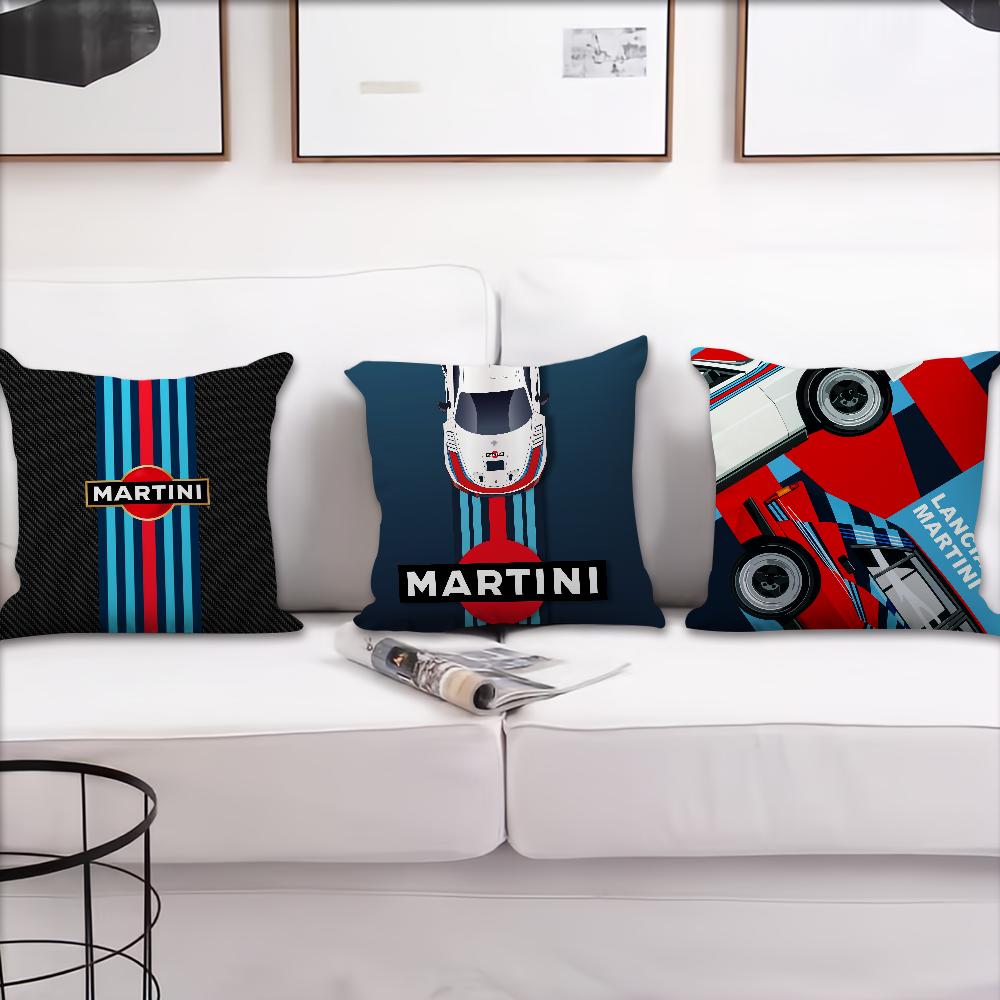 Cushion Cover Living Room Racing Fashion Headboard Bedroom Office M-Martini-S Cushion Cushion Sofa Nap Time Pillow Cars Case