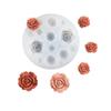 Silicone Chocolate Moulds Rose Shaped DIY Candy Molds Baking Gadget Non-stick Silicone Material for Kitchen DIY Baking