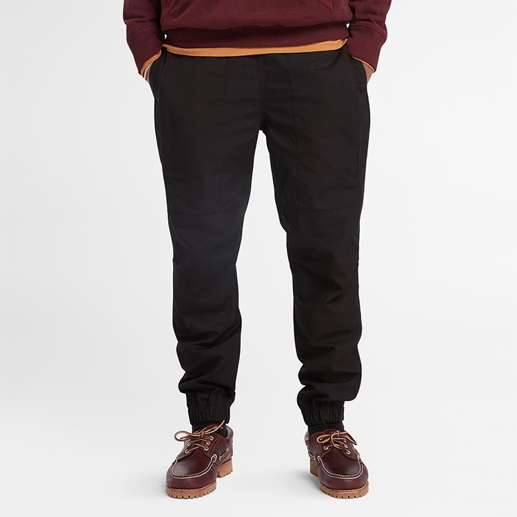 Timberland Water-Resistant Jogger Pants Men Bottoms Black A6JQ1-001