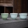 Celadon Kung Fu Tea Cup Set, Ceramic Master Cup, 6 Pcs Pack