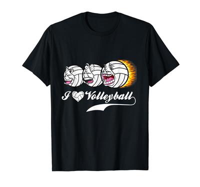 Volleybolltränare Pappa Mamma Roliga Miner Jag Älskar Volleyboll T-shirt