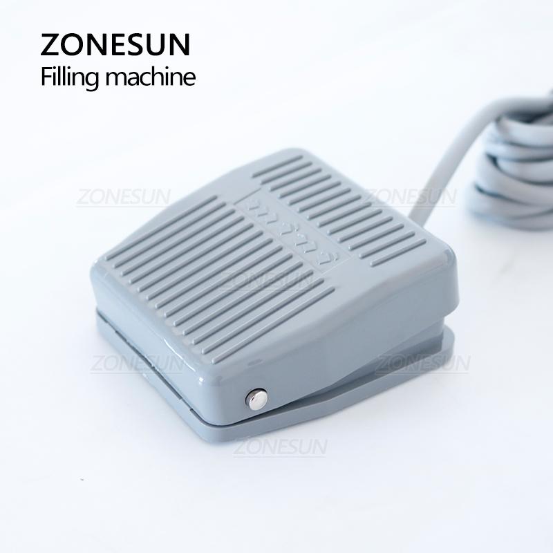 ZONESUN ZS-GEL80 Halbautomatische Peristaltikpumpe Waschmittel Augentropfer Gel Saft Dickflüssigkeit Abfüllmaschine