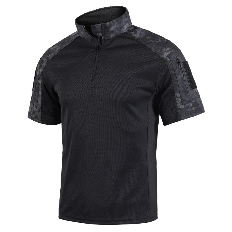 Short Sleeve Quick Dry T Shirt Men's T Shirt Outdoor Hiking Shirts Climbing  Breathable