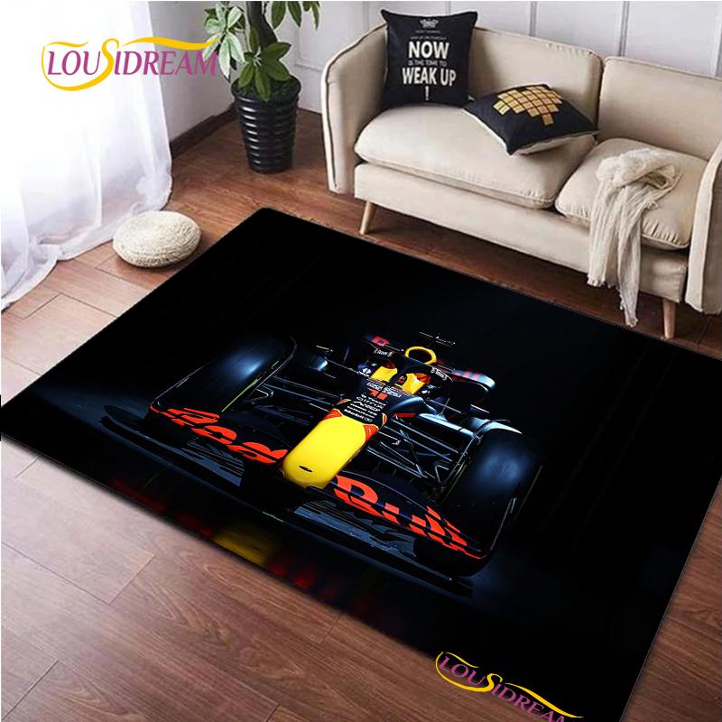 Racing Car Pattern Rug for Bedroom Living Room Carpet for Kitchen Floor Mats Home Decor Alfombra Kid Play Non-Slip Floor Pad Rug