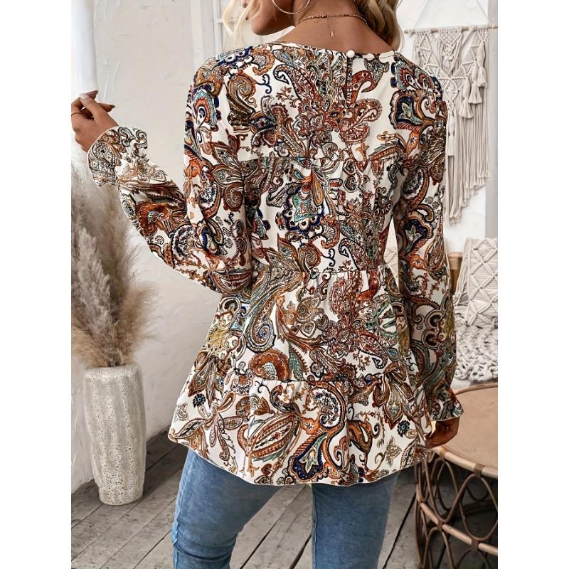 Damska Nowa Bohemska Szyfonowa Koszula Wyższy Zmysł Cienka Koszula Wewnątrz Wczesnej Wiosny