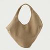 Oversized Hemp Shoulder Bag - Ivory