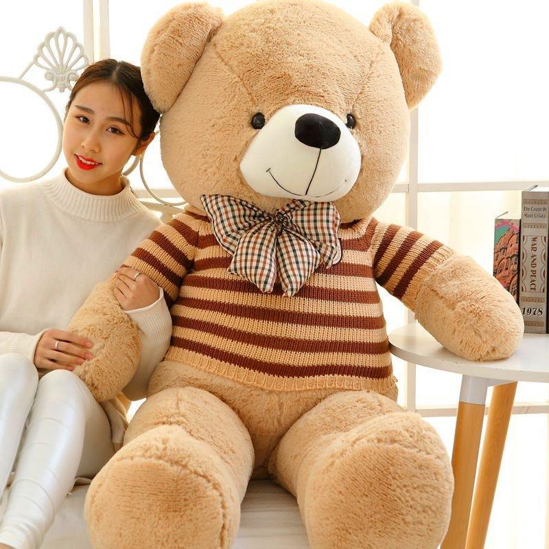 Oversized Teddy Bear Plush Toy Hug Bear American Big Bear Doll Large Cute Big Bear Valentine's Day Gift