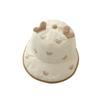 Children's Spring and Summer Pure Cotton Baby Fisherman's Hat Breathable Thin Baby Large Brim Sun Protection Pot Hat