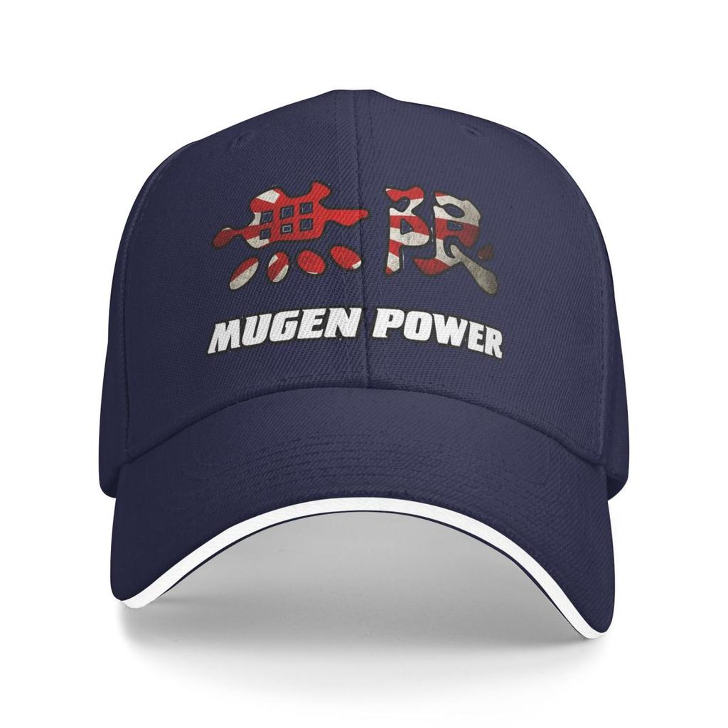 Unisex Baseball Hats Mugen Power Racing Logo Outdoor Streetwear Summer Sports Baseball Caps Hip Hop Cap Casquette Hats