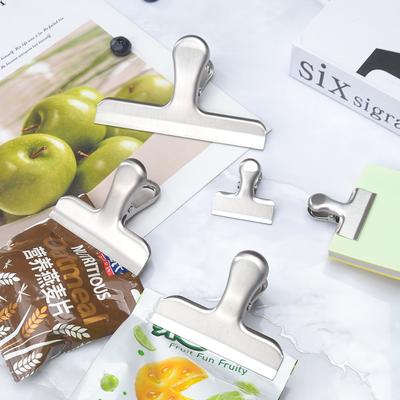 1pcs Stainless Steel Sealing Clip Kitchen Food Freshness Moisture-proof Sealing Clip Household Multifunctional Metal Clip