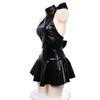 Erotic Small Sexy PU Bodycon Black [SENMHS] Sexy, Lingerie, Extreme, Breasts, Cute, Leather-Look Costume, Bondage, Lingerie, Enamel, PVC, Queen,