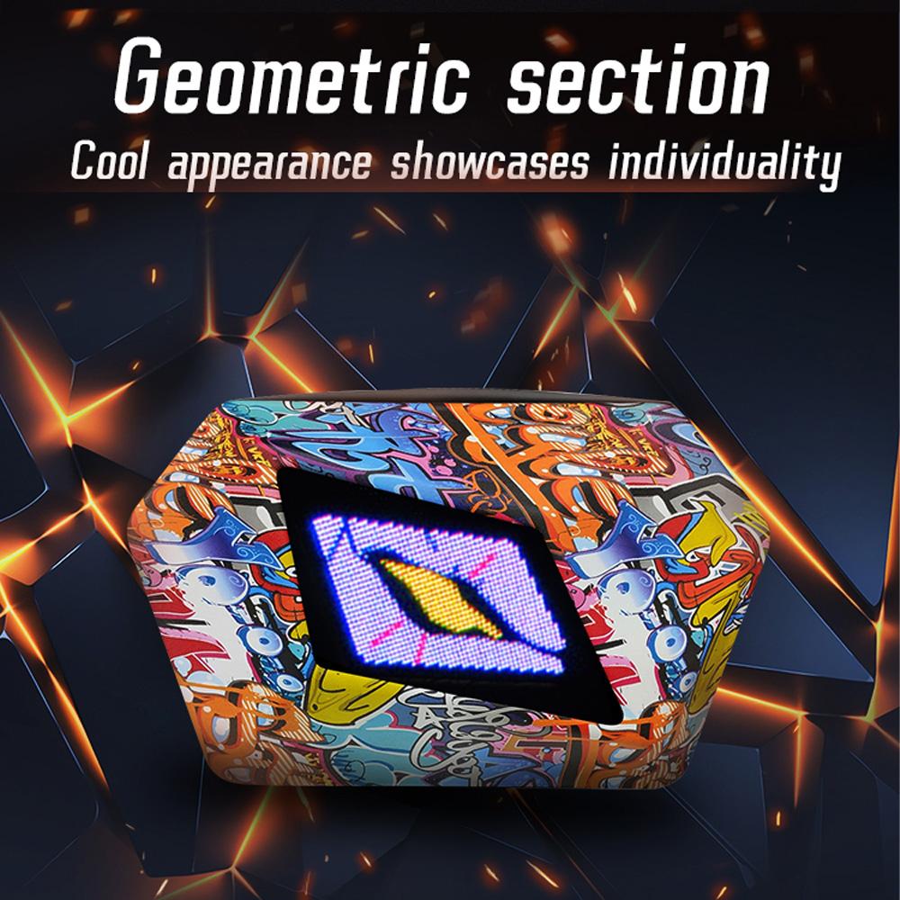 LED Knight Pack Borsa rigida a tracolla singola luminosa per guida motociclistica