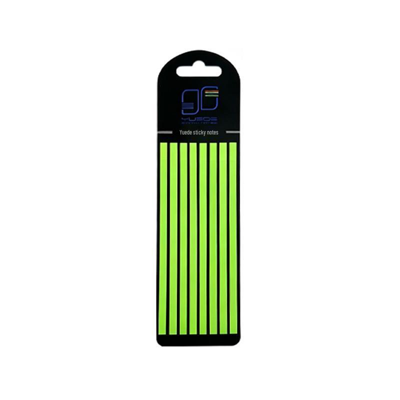 Writable Waterproof Sticky Note Strips – Reusable Plastic Index Labels for Planners