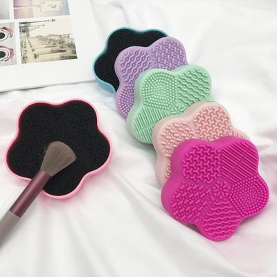 Scrub Brush Pad Strumento cosmetico multiuso a forma di cuore