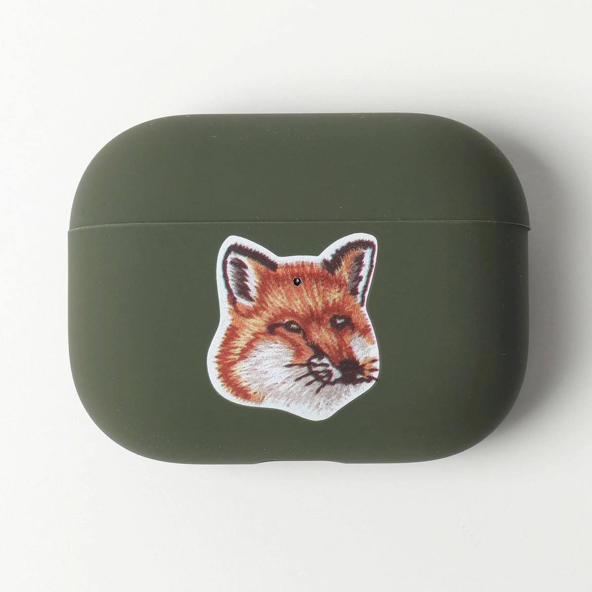 

MAISON KITSUNE Fox Head Silicone AirPods Pro Case, Green [Parallel Import]