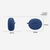 For Oppo Enco X3 Charging Case Cover Bluetooth-compatible Earbuds Soft Silicone Cover with Anti Lost Buckle
