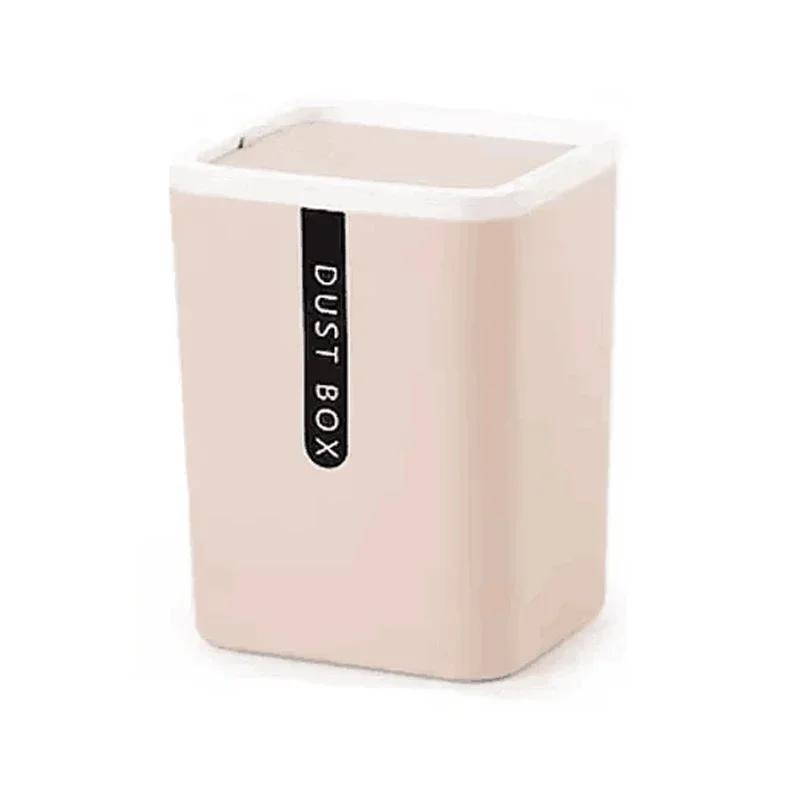 

Creative Mini Small Waste Bin Desktop Garbage Basket Home Table Plastic Office Supplies Trash Can Dustbin Sundries Barrel Box <4L хакі