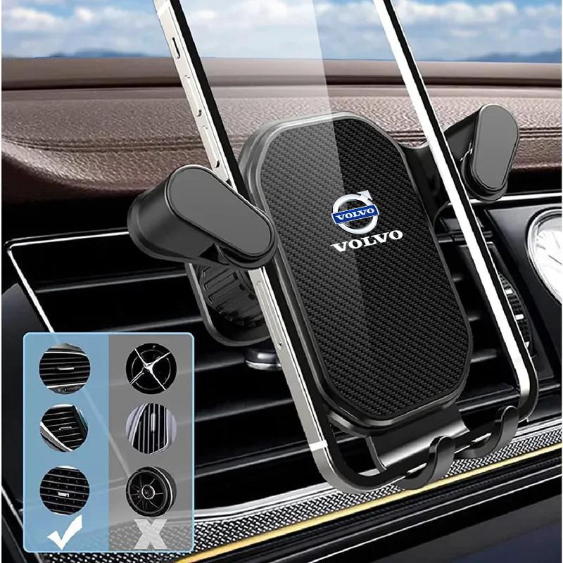 Car Air Vent Phone Mount Universal Shockproof GPS Clip Smartphone Stand For Volvo XC90 XC60 V50 S60 V70 V60 V40 S90 Olestar AWD