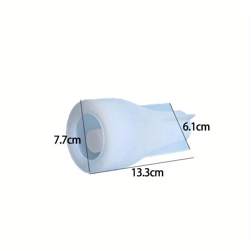 

1pcs Creative DIY Vase Mold Dropping Silicone Mold Home Decoration Bottle Mold Home Living Room Desk Decoration Pendant светло-серый