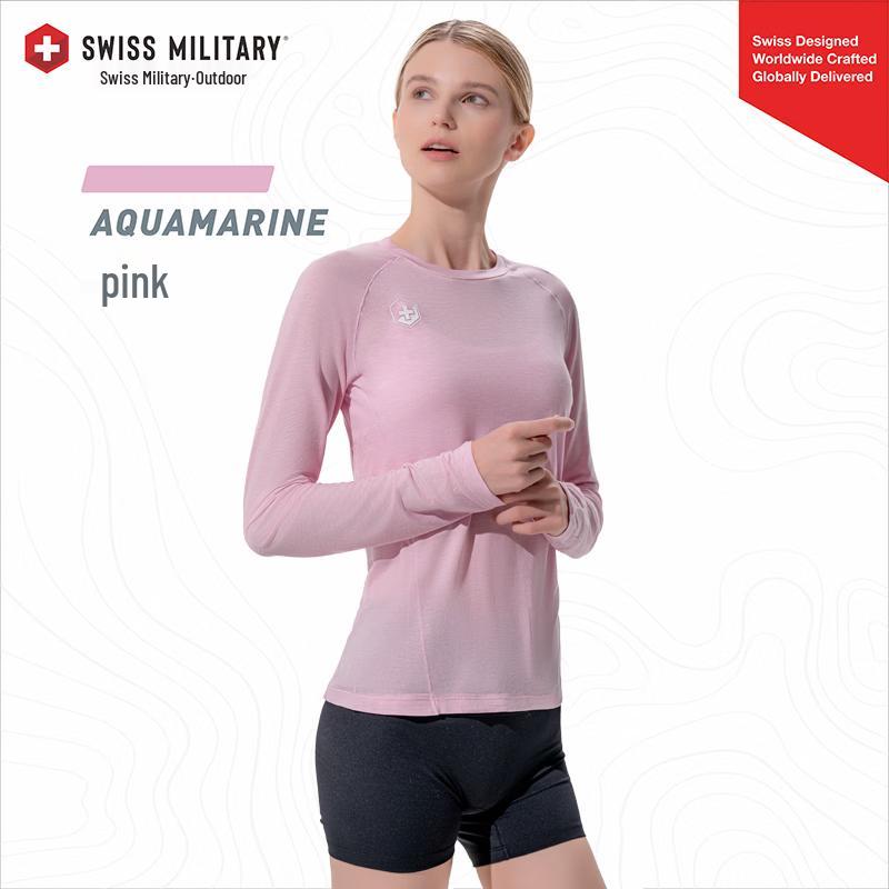 

Женская быстросохнущая футболка SWISS MILITARY из мериносовой шерсти XS