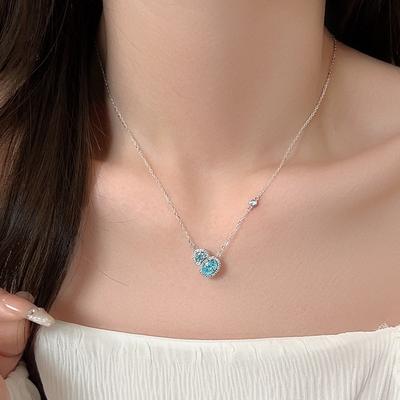 Zirkon Kürbis Anhänger Halskette leichter Luxus Nationaler Stil Vielseitige Schlüsselbein Kette Mode Nische Temperament Hochwertiger Schmuck