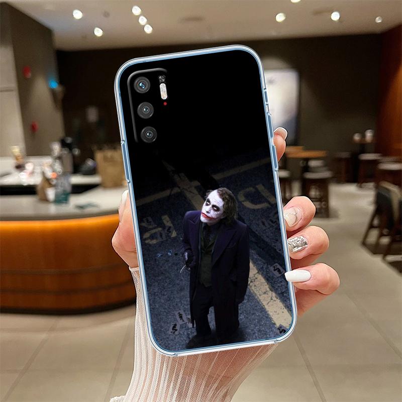 Joker Transparent Phone Case for Samsung Galaxy A04 A04S A14 A23 A34 A54 M23 M33 M52 M53