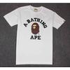 T-shirt a maniche corte con stampa di scimmia a cartoni animati per adolescenti, abbigliamento casual