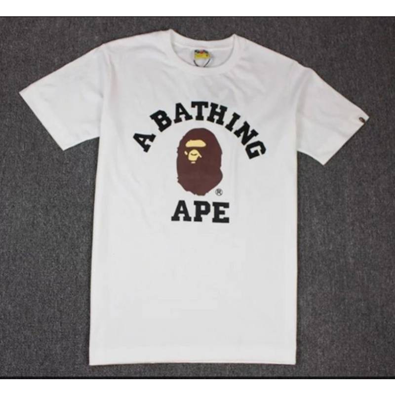 T-shirt a maniche corte con stampa di scimmia a cartoni animati per adolescenti, abbigliamento casual