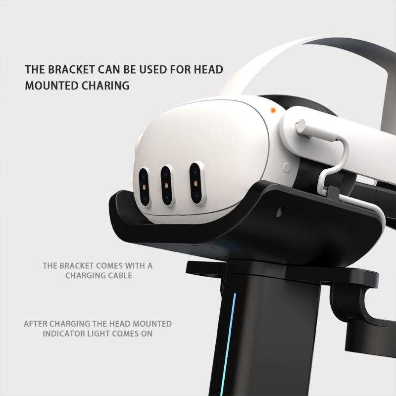 Charging Bracket Fashion Docking Station for Organize and Charger with Extension Hook Stable