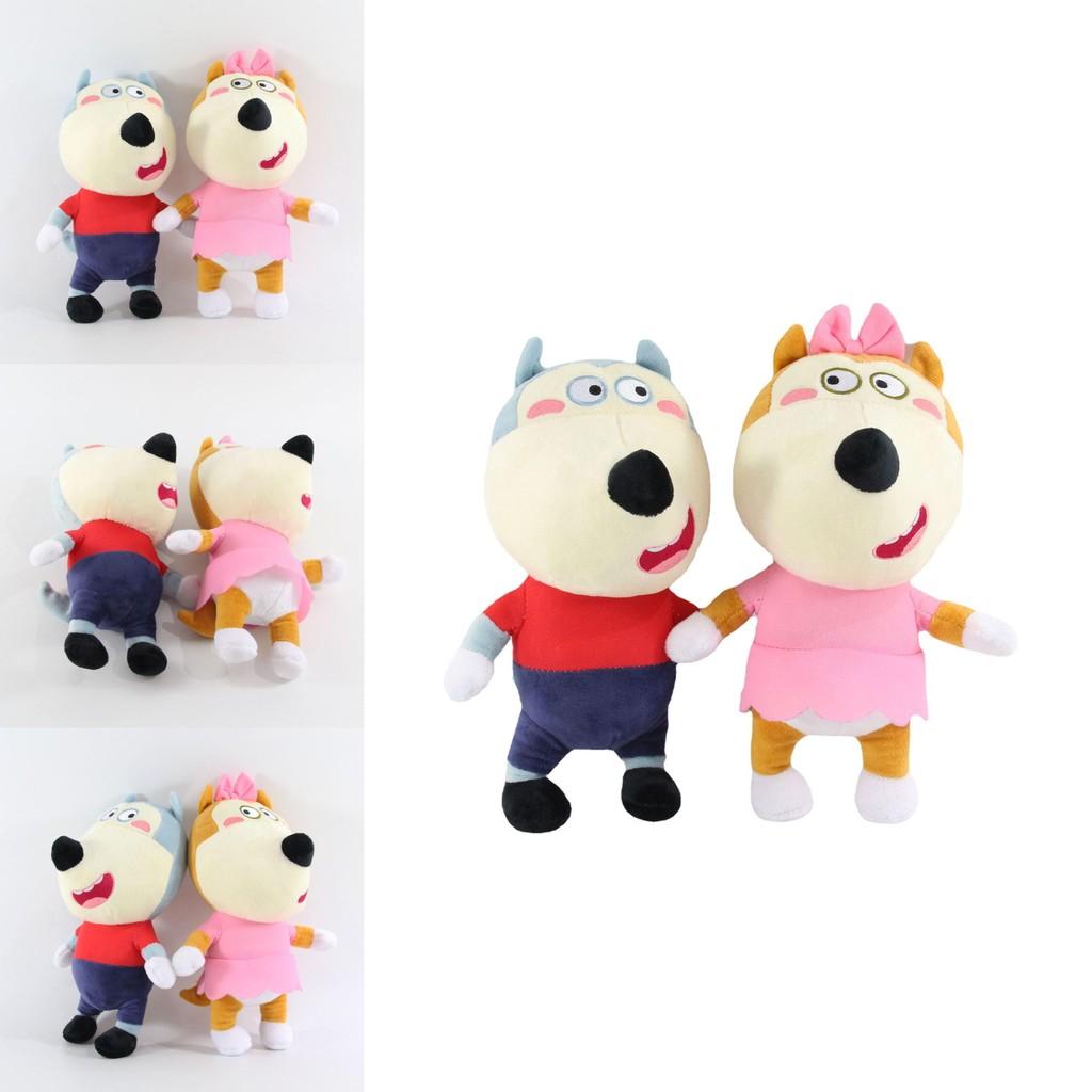 Adorable 25cm Wolfoo Lucy Plush Toy Soft And Cuddly Stuffed Cartoon Doll