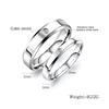 AAA+ Cubic Zirconia Wedding Band Rings For Women Gifts New Trendy 316l Stainless Steel Men Jewelry
