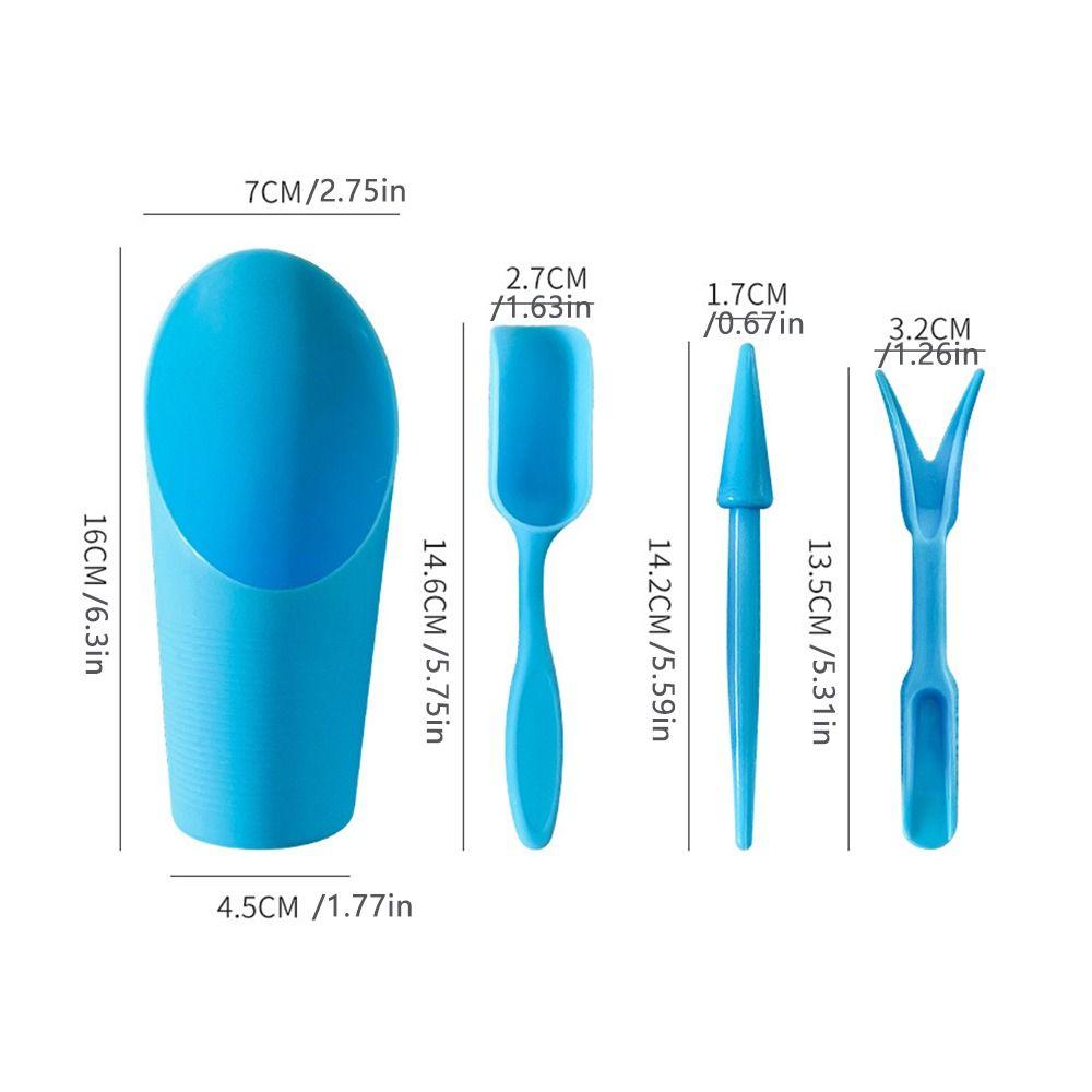 Scoop Seeder Soil Loosening Shovel Garden Planter Kit Garden Tool Sowing Shovel Plant Soil Shovel