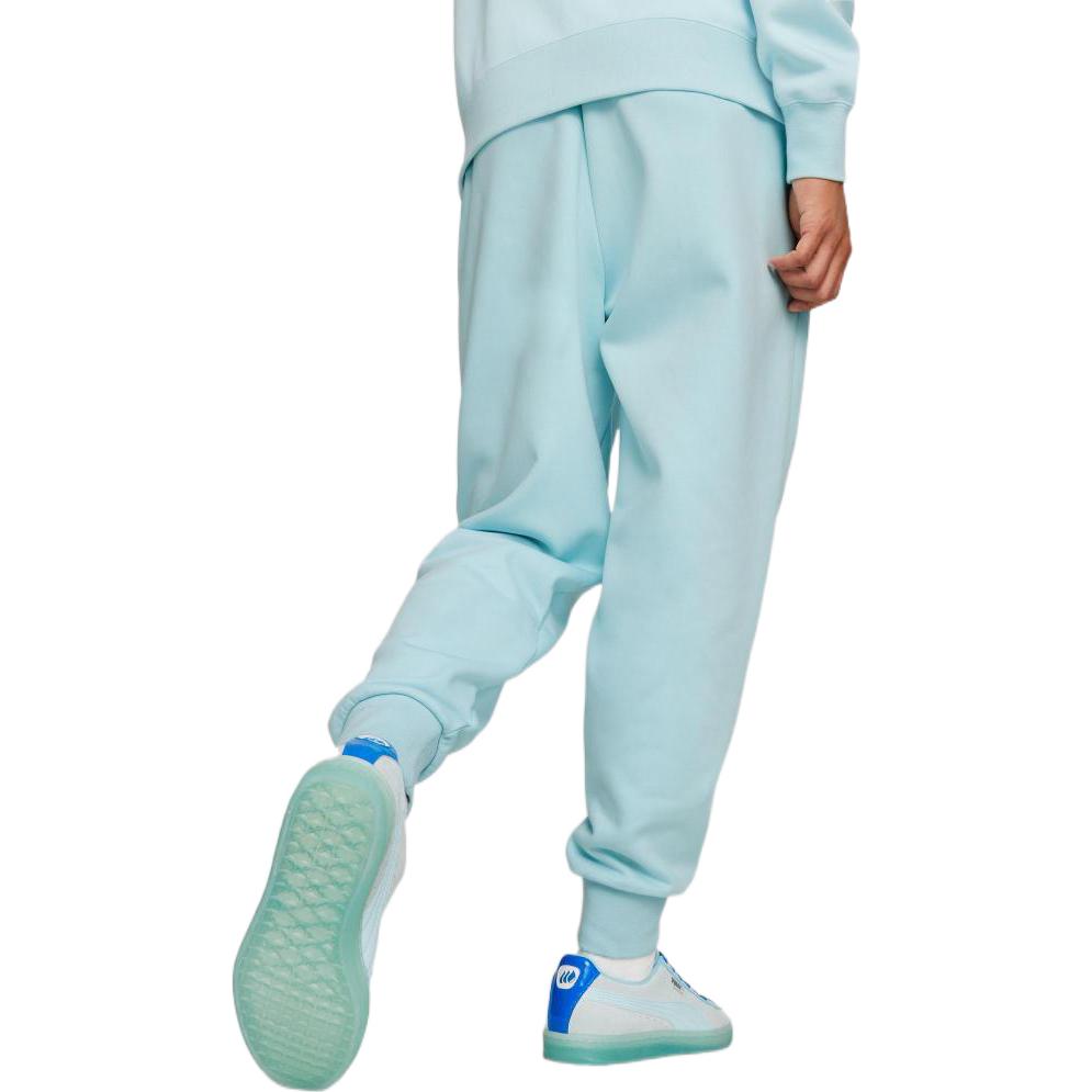 Puma X Pokemon Logo Print Tapered Cuff Casual Pants Men Bottoms Green 536550-30