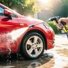 High-Pressure Car Wash Gun Set with Metal Extension and Rubberized Handle