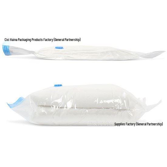 Hand-Pumped Vacuum Compression Quilt Storage Bag with Manual and Electric Pump