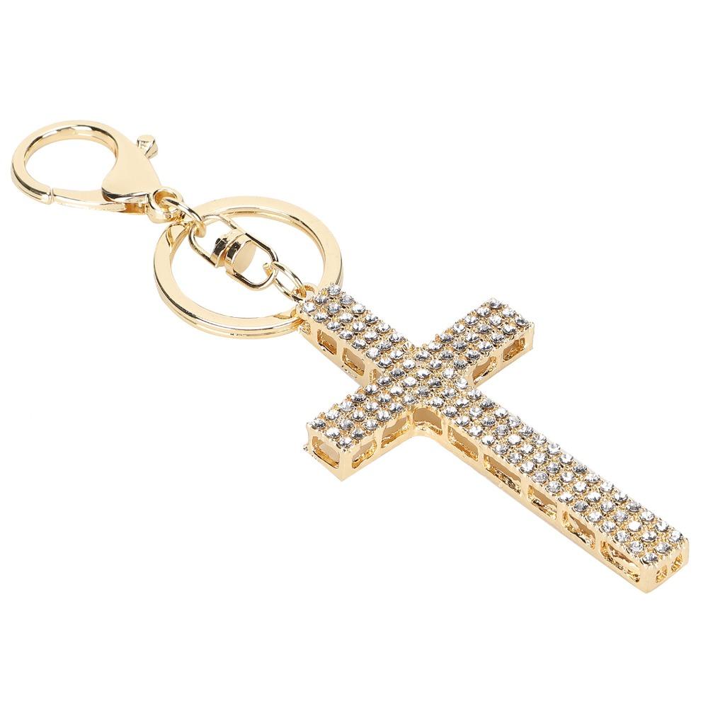 2pcs Diamond Rhinestone Bag Charm Pendant Small Size Key Ring Accessory Backpack Accessories