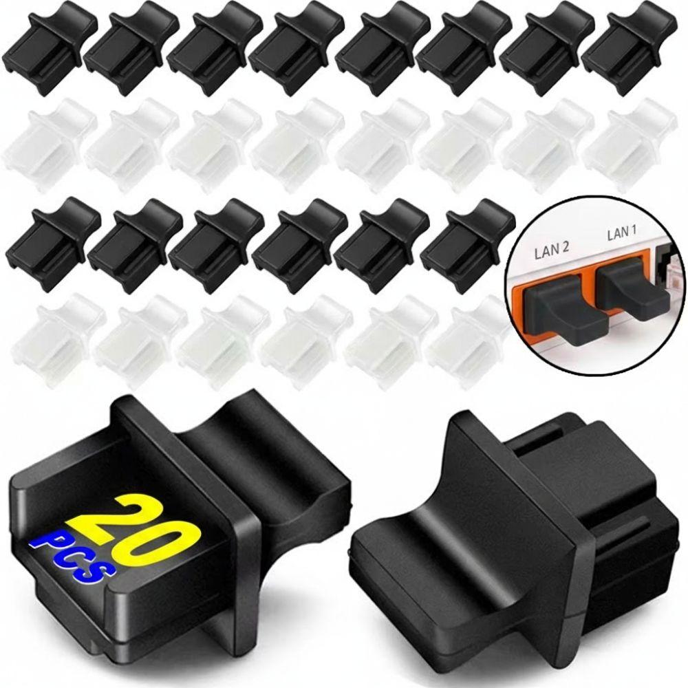 Langlebige RJ45 Staubkappe Silikon Staubschutzstecker Neue Steckverbinderabdeckung