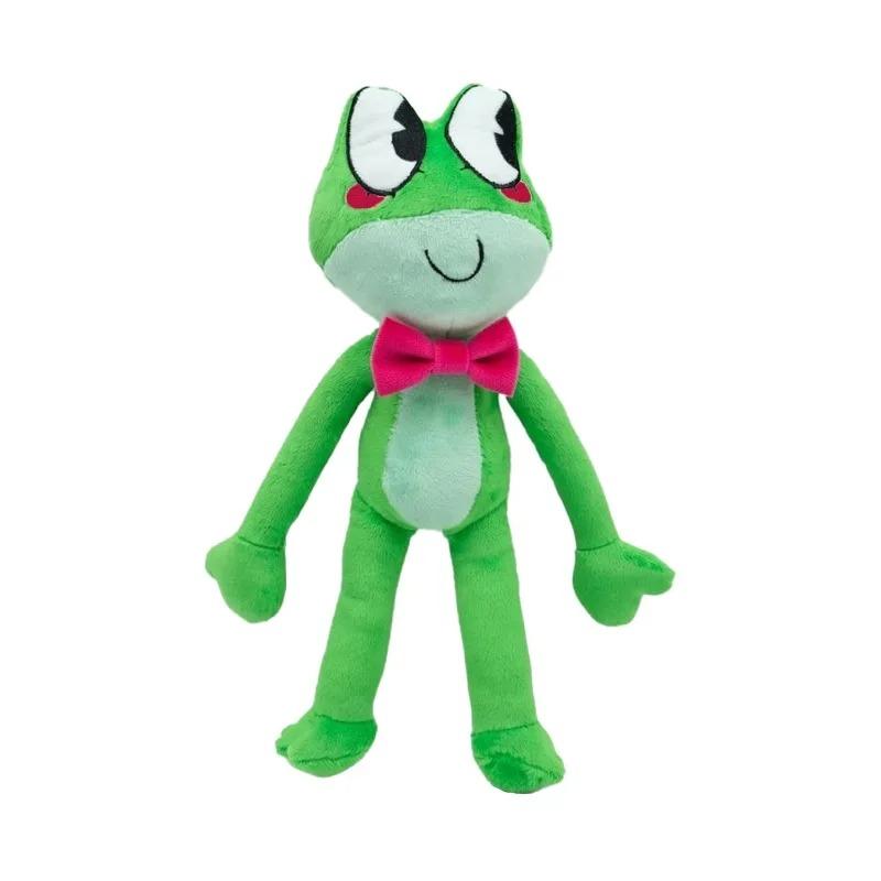Neues Frosch Kuscheltier Niedlicher Frosch Charakter Plüschtier Weiches Stofftier Puppe Kawaii Zimmerdeko Sammlerstück Figur Geschenk Für Kinder green