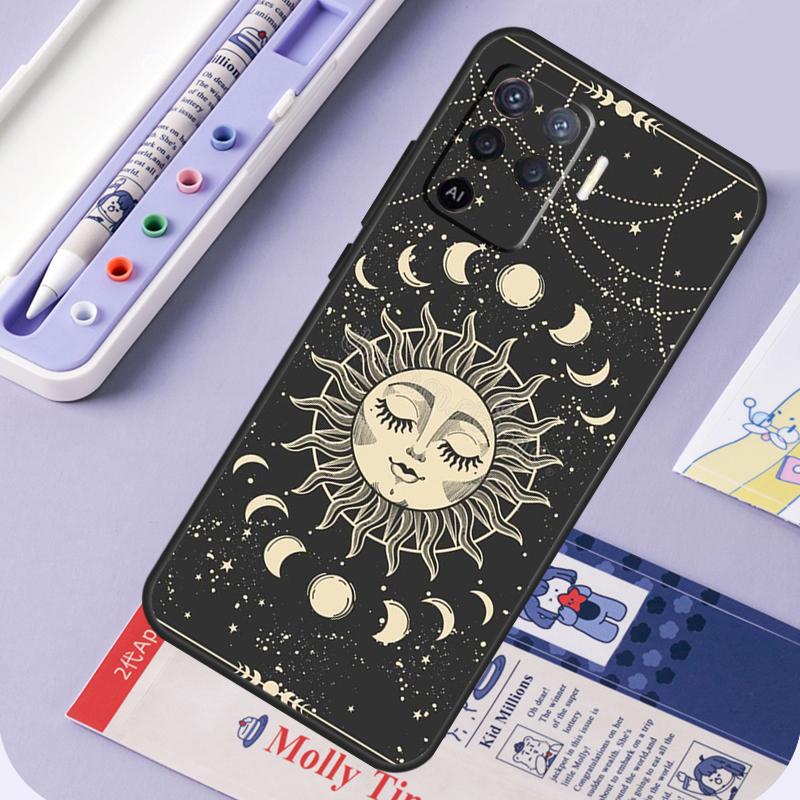 Witches Moon Tarot For Oppo A40 A60 A80 A94 A74 A54 A15 A18 A38 A58 A78 A98 A16 A76 A96 A57 A17 A77 A5 Pro Case