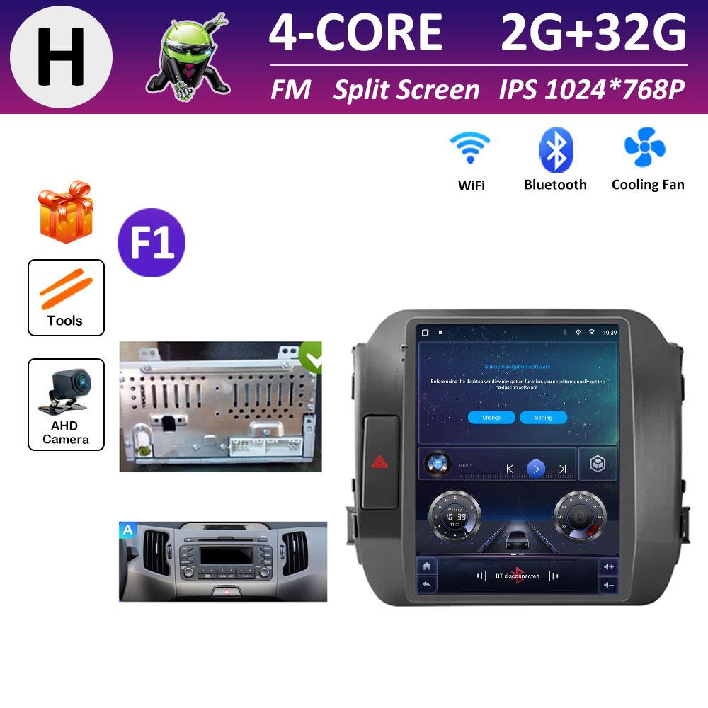 Car Multimedia Video Audio Player for KIA Sportage 3 SL 2010 2011 2012 2013 - 2016 Wireless Carplay WIFI DSP Stereo Bluetooth 4G