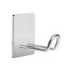 Stainless Steel Bathroom Sticky Hook Wall Mount Towel Hanger Shower Glass Wall Hanging Rack for Home and Hotel Use