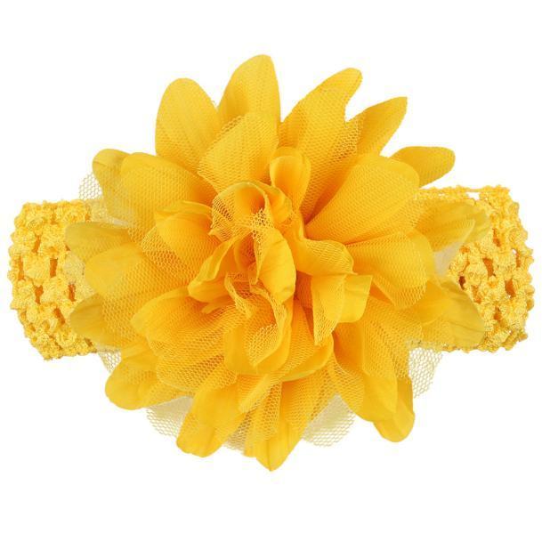 Baby Girls Flower Headband Lace Bow Hairband Flower Headbands
